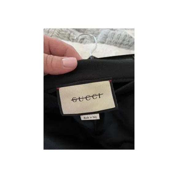 GUCCI
Women's Black Swarovski Crystal-embellished Striped Track Pants - Picture 8 of 9